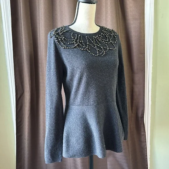 Saks Fifth Avenue Cashm Sweater Size M - Picture 4 of 6